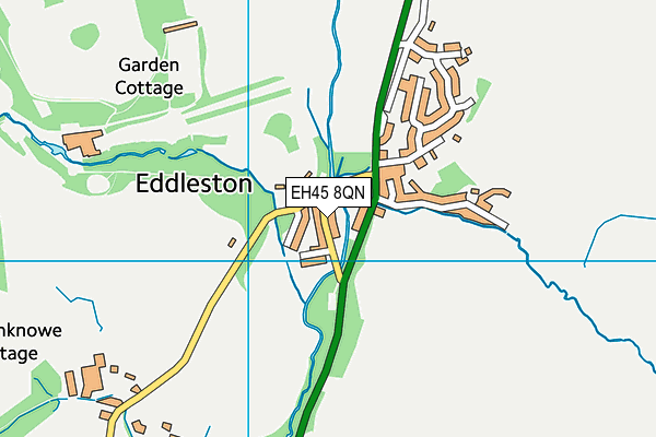 EH45 8QN map - OS VectorMap District (Ordnance Survey)