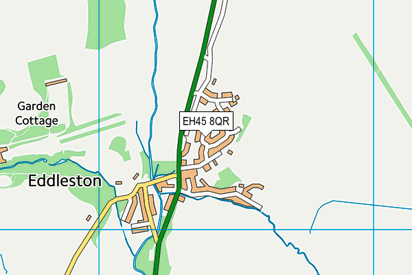 EH45 8QR map - OS VectorMap District (Ordnance Survey)