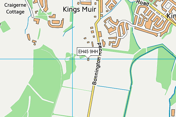 EH45 9HH map - OS VectorMap District (Ordnance Survey)