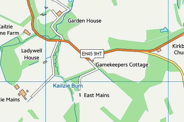 EH45 9HT map - OS VectorMap District (Ordnance Survey)