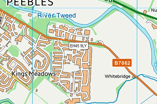 EH45 9LY map - OS VectorMap District (Ordnance Survey)