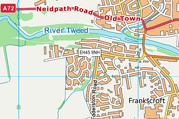 EH45 9NH map - OS VectorMap District (Ordnance Survey)