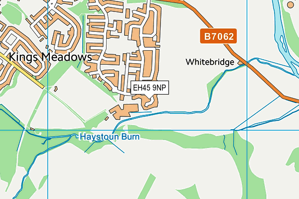 EH45 9NP map - OS VectorMap District (Ordnance Survey)