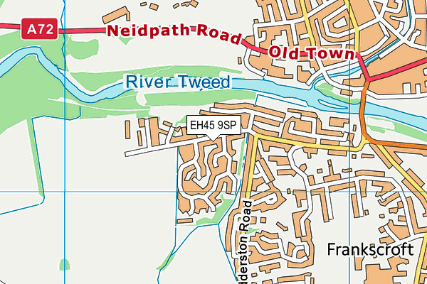 EH45 9SP map - OS VectorMap District (Ordnance Survey)