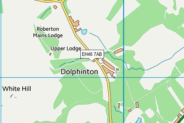 EH46 7AB map - OS VectorMap District (Ordnance Survey)
