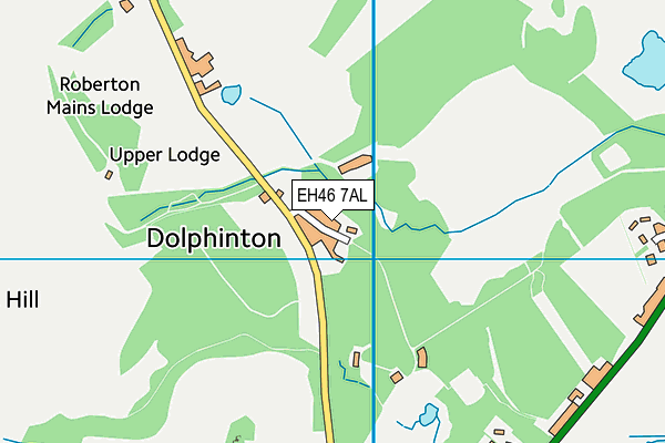 EH46 7AL map - OS VectorMap District (Ordnance Survey)