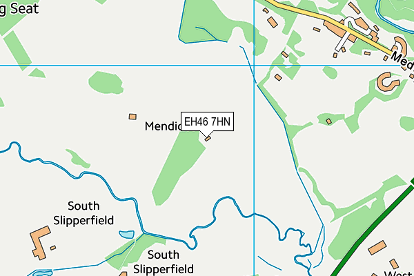 EH46 7HN map - OS VectorMap District (Ordnance Survey)