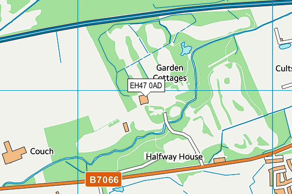 EH47 0AD map - OS VectorMap District (Ordnance Survey)