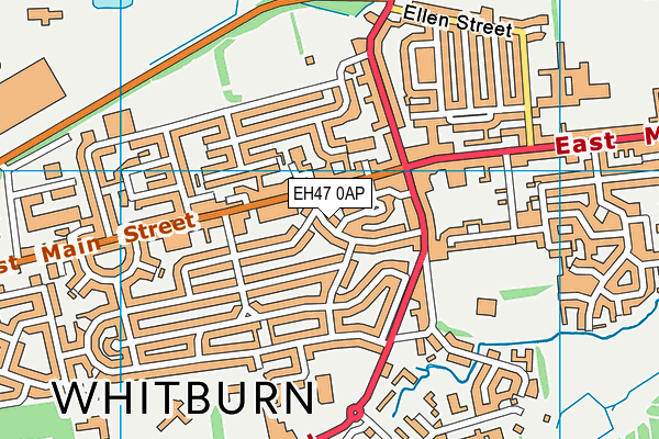 EH47 0AP map - OS VectorMap District (Ordnance Survey)