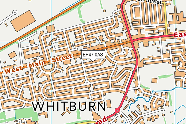 EH47 0AS map - OS VectorMap District (Ordnance Survey)