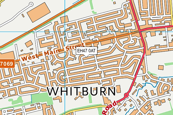 EH47 0AT map - OS VectorMap District (Ordnance Survey)