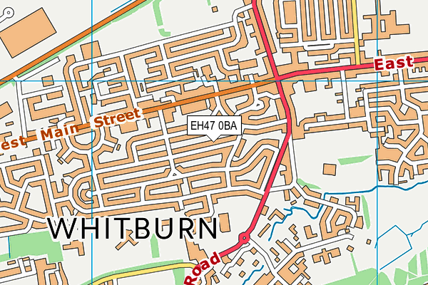 EH47 0BA map - OS VectorMap District (Ordnance Survey)