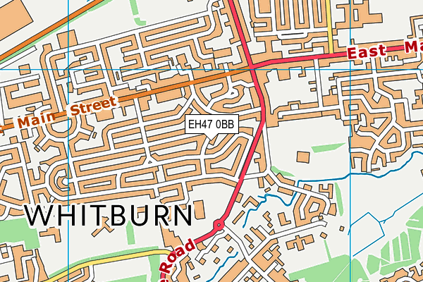 EH47 0BB map - OS VectorMap District (Ordnance Survey)