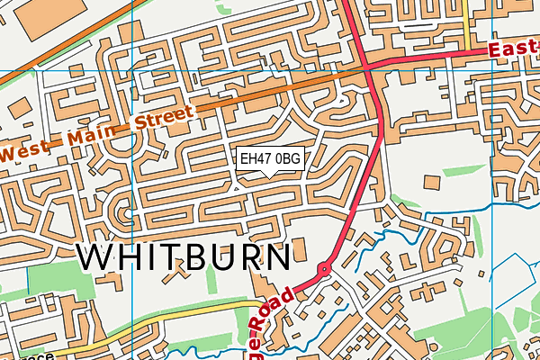 EH47 0BG map - OS VectorMap District (Ordnance Survey)