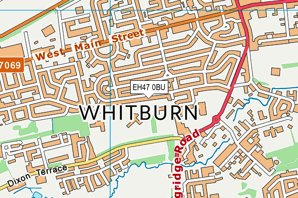 EH47 0BU map - OS VectorMap District (Ordnance Survey)