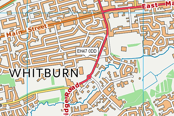 EH47 0DD map - OS VectorMap District (Ordnance Survey)