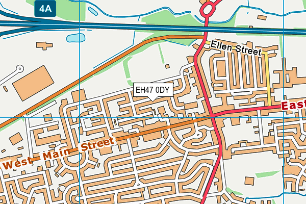 EH47 0DY map - OS VectorMap District (Ordnance Survey)