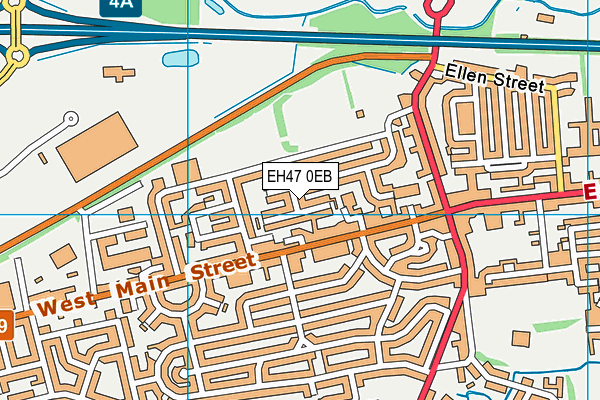 EH47 0EB map - OS VectorMap District (Ordnance Survey)