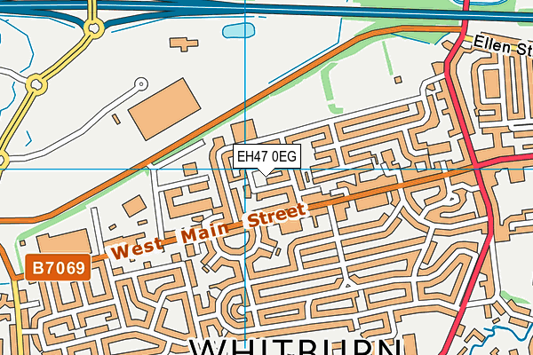 EH47 0EG map - OS VectorMap District (Ordnance Survey)