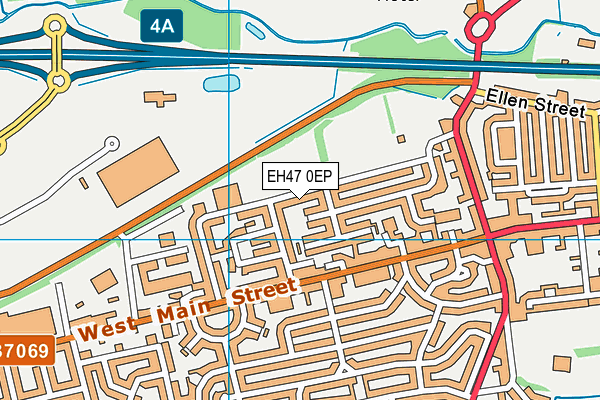 EH47 0EP map - OS VectorMap District (Ordnance Survey)