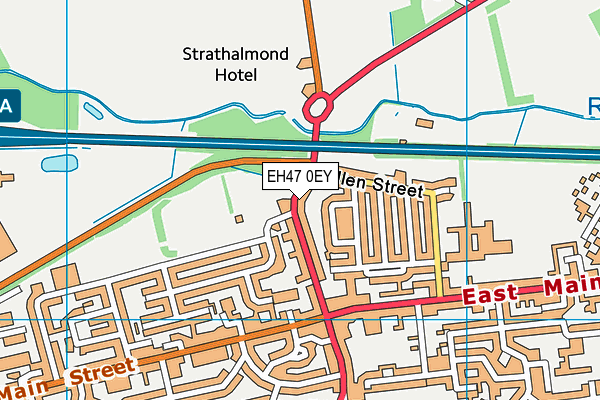 EH47 0EY map - OS VectorMap District (Ordnance Survey)