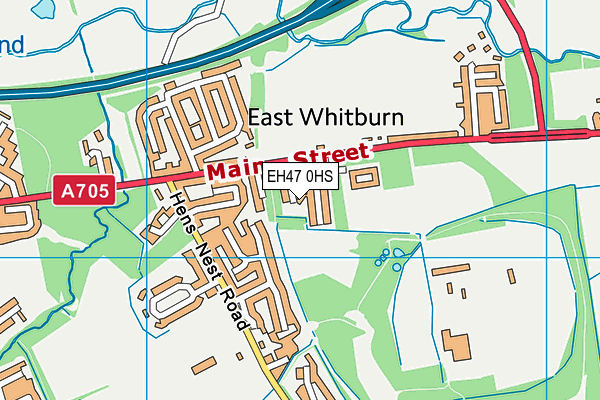 EH47 0HS map - OS VectorMap District (Ordnance Survey)