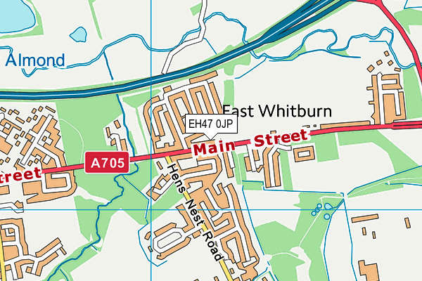 EH47 0JP map - OS VectorMap District (Ordnance Survey)