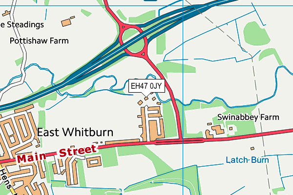 EH47 0JY map - OS VectorMap District (Ordnance Survey)