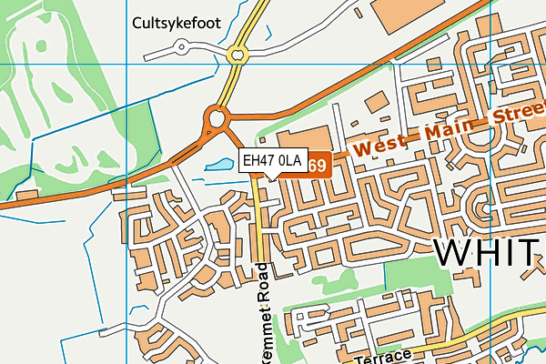 EH47 0LA map - OS VectorMap District (Ordnance Survey)