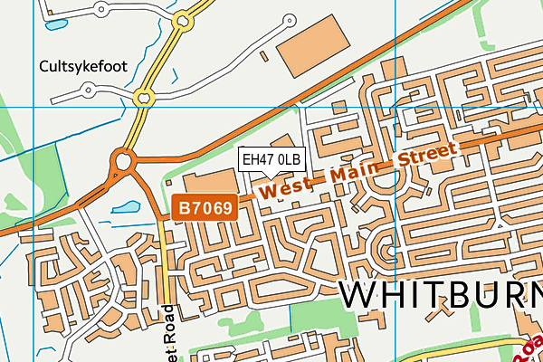 EH47 0LB map - OS VectorMap District (Ordnance Survey)