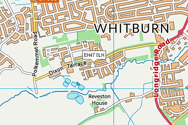 EH47 0LH map - OS VectorMap District (Ordnance Survey)