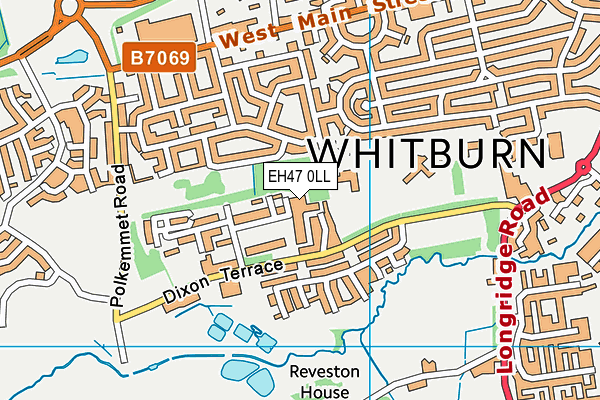 EH47 0LL map - OS VectorMap District (Ordnance Survey)