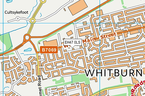 EH47 0LS map - OS VectorMap District (Ordnance Survey)