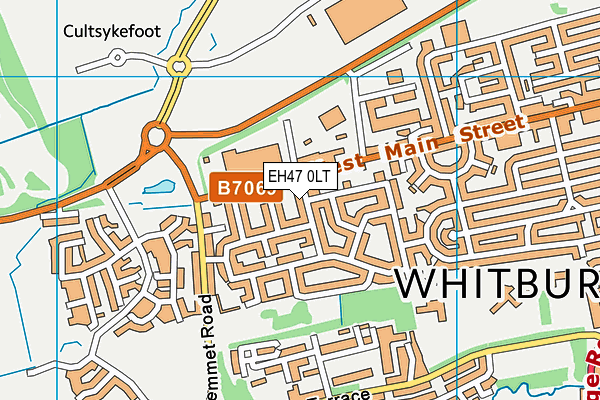 EH47 0LT map - OS VectorMap District (Ordnance Survey)