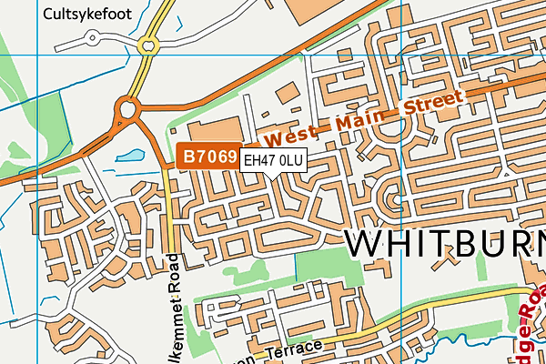 EH47 0LU map - OS VectorMap District (Ordnance Survey)