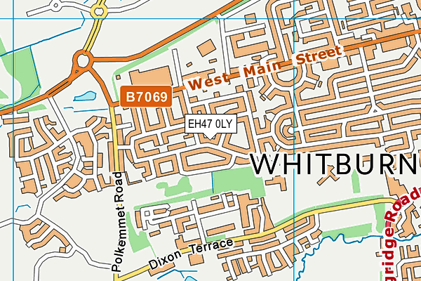 EH47 0LY map - OS VectorMap District (Ordnance Survey)