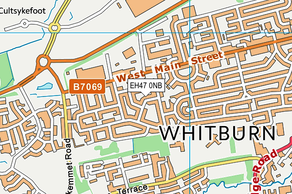 EH47 0NB map - OS VectorMap District (Ordnance Survey)