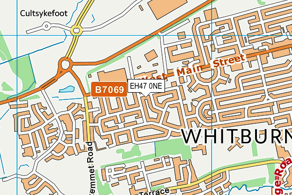 EH47 0NE map - OS VectorMap District (Ordnance Survey)