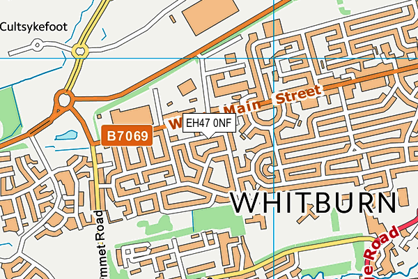 EH47 0NF map - OS VectorMap District (Ordnance Survey)