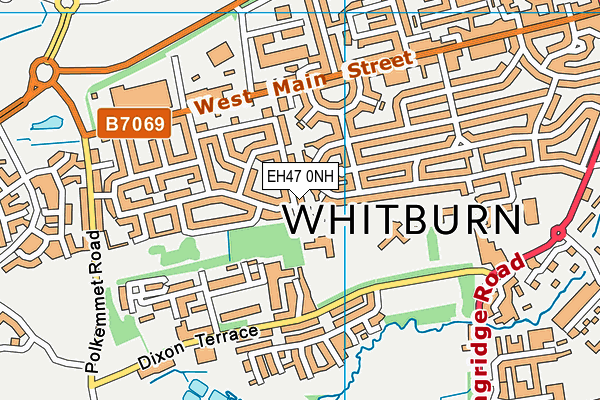 EH47 0NH map - OS VectorMap District (Ordnance Survey)