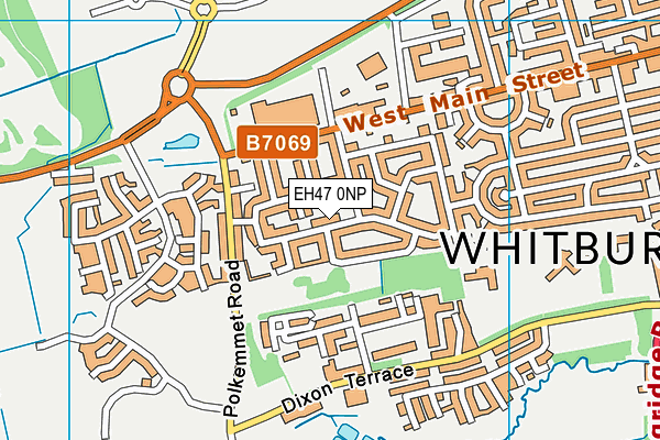 EH47 0NP map - OS VectorMap District (Ordnance Survey)