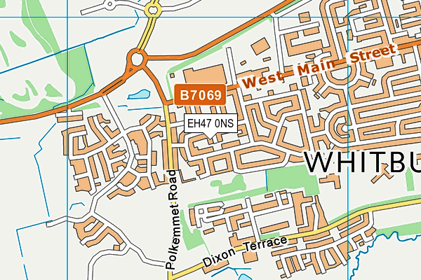 EH47 0NS map - OS VectorMap District (Ordnance Survey)