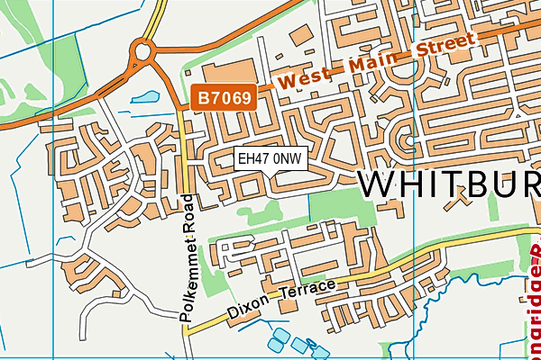 EH47 0NW map - OS VectorMap District (Ordnance Survey)