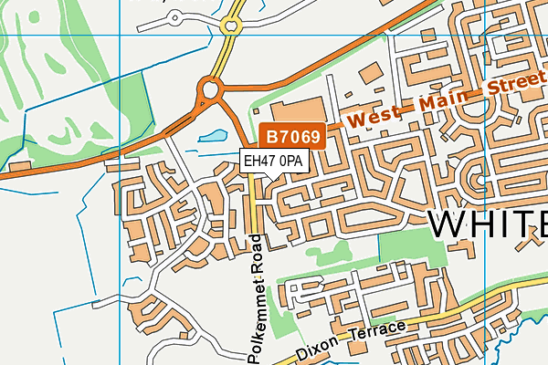 EH47 0PA map - OS VectorMap District (Ordnance Survey)