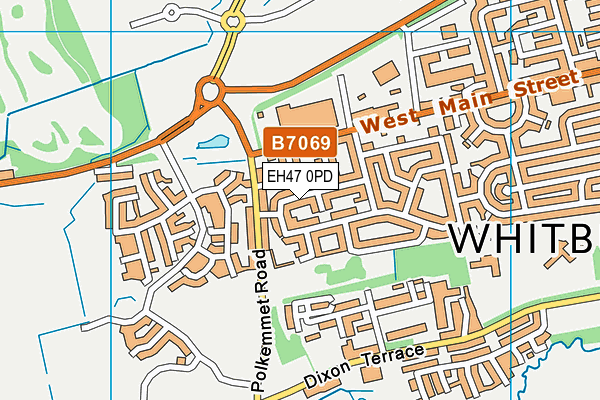 EH47 0PD map - OS VectorMap District (Ordnance Survey)