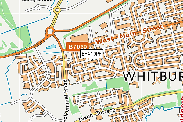 EH47 0PF map - OS VectorMap District (Ordnance Survey)