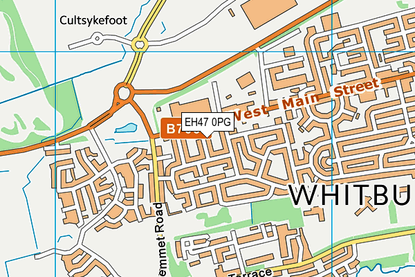 EH47 0PG map - OS VectorMap District (Ordnance Survey)