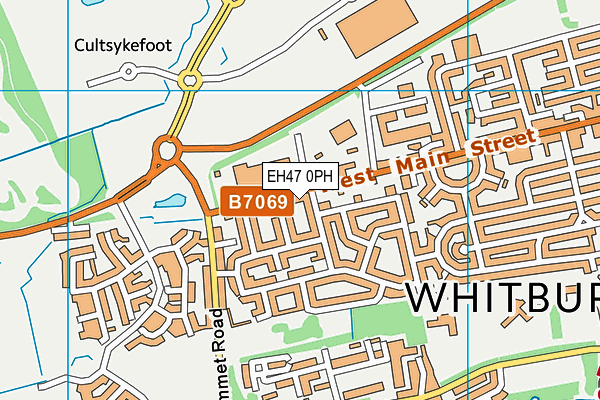 EH47 0PH map - OS VectorMap District (Ordnance Survey)