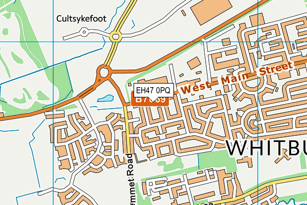 EH47 0PQ map - OS VectorMap District (Ordnance Survey)