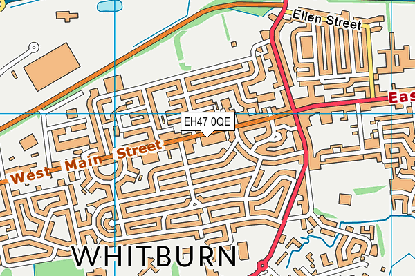 EH47 0QE map - OS VectorMap District (Ordnance Survey)